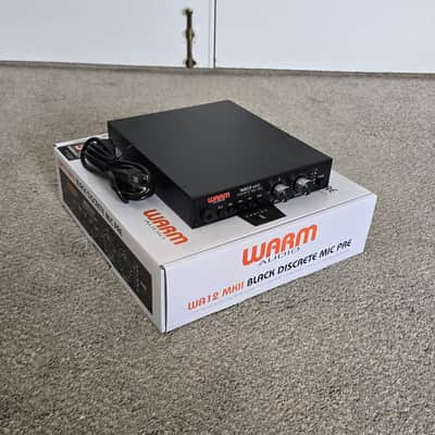 Warm Audio WA12 MKII - Black 1-channel Mic/Instrument Preamp