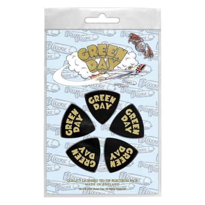 Green Day Dookie Logo Tri-Tip Guitar Picks Pack of 5