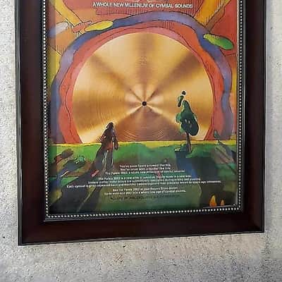 1974 Paiste Cymbals Color Promotional Ad Framed The Paiste 2002 Original