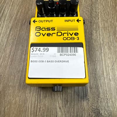 Boss ODB-3 Bass OverDrive (Silver Label) 1994 - Present - Yellow