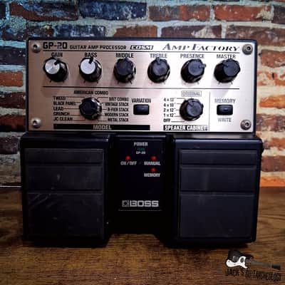 Boss GP-20 Amp Factory Guitar Amp Processor *For Parts/Repair* (2000s - Black)