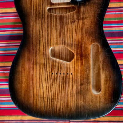 Tele Body, Aged , Nitro , Ash, sunburst