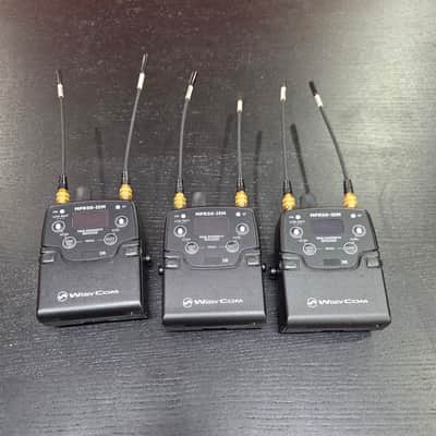 Three WISYCOM MPR50-IEM Wideband Wireless IEM Receivers