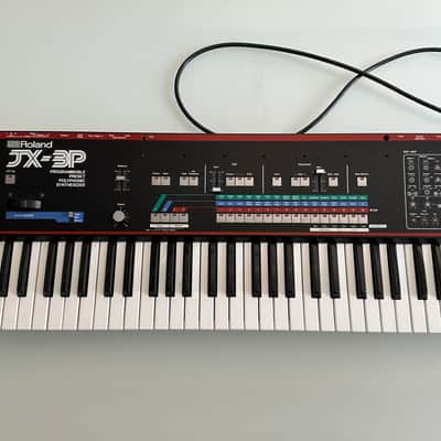 Roland JX-3P 61-Key Programmable Preset Polyphonic Synthesizer 1983 - 1985 - Black