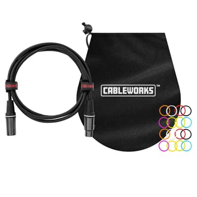 Gator Cableworks Composer Series 10 Foot XLR Microphone Cable + Storage Bag
