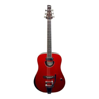 Haze HB128J “Vibrance” Solid Sitka 41” Grand Auditorium Hybrid Acoustic-Electric Guitar w/ Vibrato Bar & Tune-o-Matic Saddle