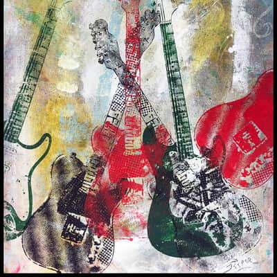 Jesper Eriksson ARTWORK strat/tele/nonwoven