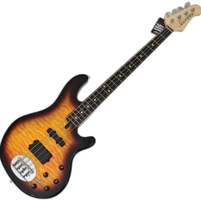 Lakland Skyline 44-02 Deluxe Bass in Three Tone Sunburst