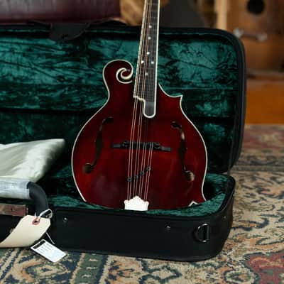 Bourgeois TAS Exclusive M5-F-CR Aged-Tone Adirondack/Maple Cordovan Red F-Style Mandolin #2136