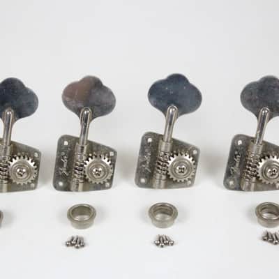 1974 Vintage Fender Precision Jazz Bass NICKEL TUNERS with Bushings & Screws CLEAN 1970 1971 1972 1973 1975 Telecaster