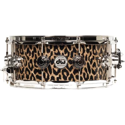 Drum Workshop Collectors Series 6x14 Snare Drum - Leopard