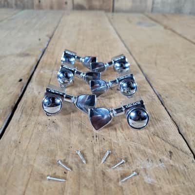 Grover 502C Roto-Grip Locking Rotomatic Tuners 3+3 - Chrome