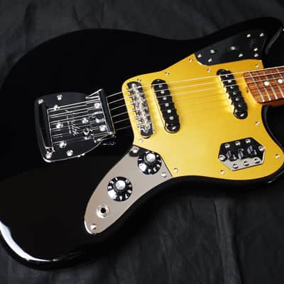 2025 Fender Japan FSR Limited Edition Jaguar Black w/Anodised Pickguard, MIJ