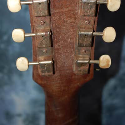 Vintage RARE 1938 Patent Applied For Kluson Open Back Covered Martin Gibson Epiphone Harmony Guitar 3x3 Tuner Set Luthier Parts Original Installation Screws