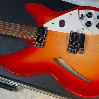 NEW! Rickenbacker 330 Fire Glo FG Fireglo - Semi Hollow Electric Guitar - Authorized Dealer - 8 lbs - G06831