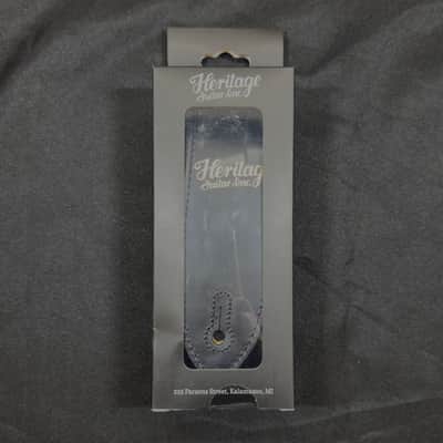 Heritage Guitars Premium Leather Guitar Strap - Black