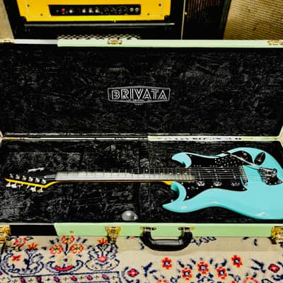 2015 Hagstrom RetroScape Series H-III - Limited Edition 50th Anniversary - Aged Sky Blue w/ Case