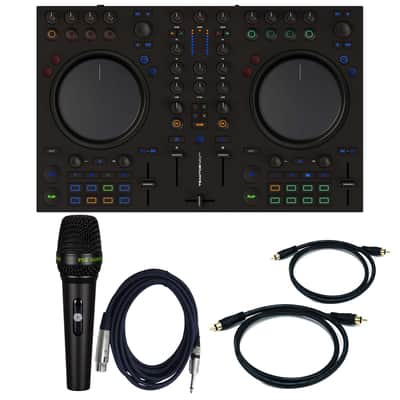 Native Instruments Traktor Kontrol MX2 DJ Controller - PSG AUDIO C350 - (2) RCA Cable Bundle