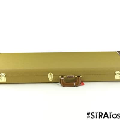 Fender AV II American Vintage 57 1957 Tele Strat TWEED HARDSHELL CASE.