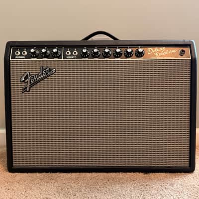 Fender '65 Deluxe Reverb Reissue 22-Watt 1x12" Guitar Combo 1994 - Present - Black