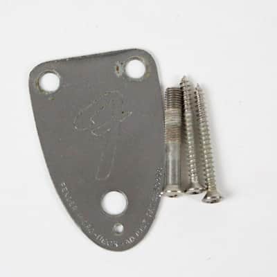 1970s Vintage Fender Stratocaster/Telecaster 3-Bolt Neck Plate ~Aged Patina~ Killer RELIC USA Strat/Tele