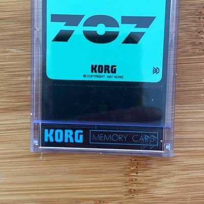 Korg PSC-01 707 ROM Memory Card made for the Korg 707 synthesizer Synth