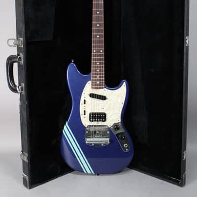2012 Fender Kurt Cobain Mustang Lake Placid Blue Racing Stripe w/HSC