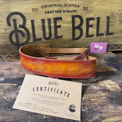 Blue Bell Straps ARTISAN ZOZO 73 Two Tone Aniline Colors Custom Shop for Al’s Music Factory