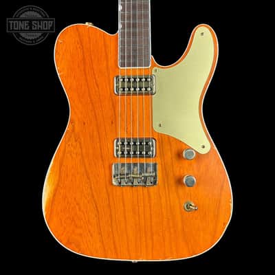 Used 2022 Fender Paul Waller Masterbuilt Cabronita Tele Journeyman Relic Gretsch Orange w/Case TSU24165
