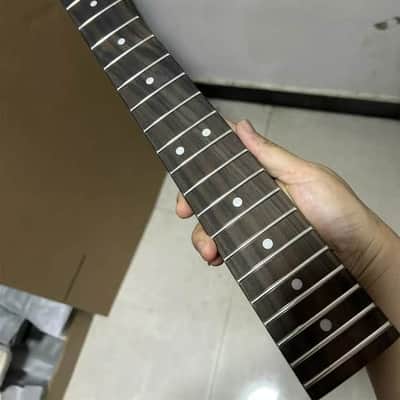 Mahogany Wood Guitar Tele Style Neck, 22 Frets Rosewood Fingerboard