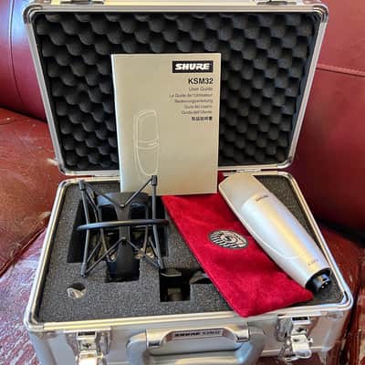 Shure KSM32 / SL - Made in USA - RARE - Medium Diaphragm Cardioid Condenser Microphone - Late 90's - Champagne