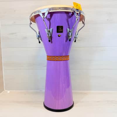 Latin Percussion Aspire Purple Djembe Hand Drum 12" Natural Head World Percussion