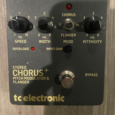 TC Electronic SCF Gold Stereo Chorus + Pitch Modulator & Flanger Reissue 2022 - Present - Black
