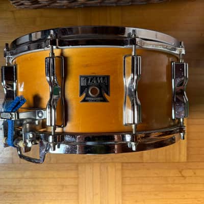 Tama AW456 Superstar Mastercraft Artwood Birch 6.5x14" Snare Drum with Roller-Action Strainer 1981 - 1986 Super Maple