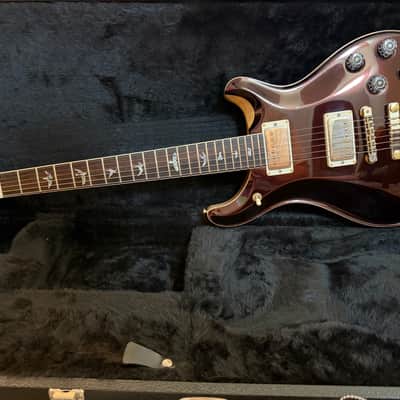 PRS McCarty 594 Wood Library Korina Burgundy Metallic 2021