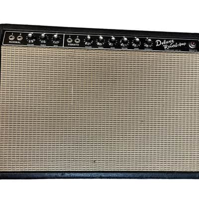1965 Fender Deluxe Reverb AB763 -- Pre-CBS Blackface Serial A 06439
