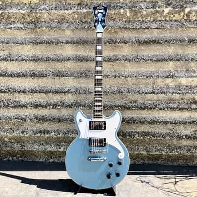 D'Angelico Premier Brighton DAPBRIIBMCS - Ice Blue Metallic