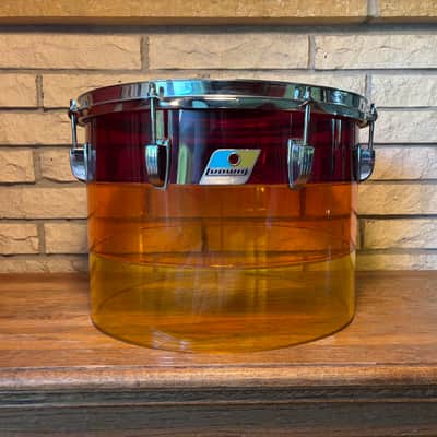 Ludwig 10x14” Vistalite Concert Tom 1970s - Tequila Sunrise
