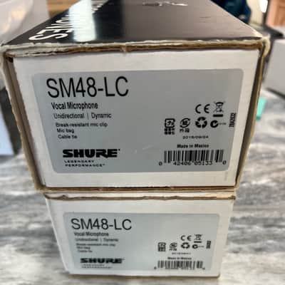 Set of 2 Shure SM48LC - Black
