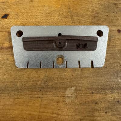 B Stock Zamm Left-Handed Raw Steel Guitar Bridge β Made in USA Fits Danelectro