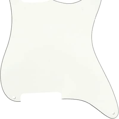 3Ply Guitar ST Outline Pickguard Blank Scratch Plate Pick Guards for Fender Stratocaster Strat Electric Guitar Replacement, Aged White