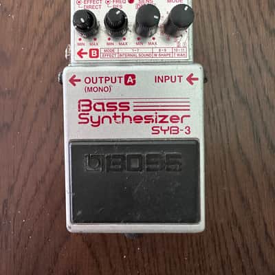 Boss SYB-3 Bass Synthesizer (Pink Label) 1996 - 2001 - Silver
