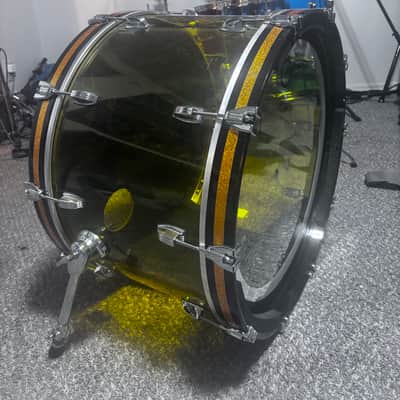 Ludwig Vistalite 24” Bass Drum Yellow 2000’s - Yellow