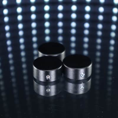 (3) Pedal Button Toppers - Black