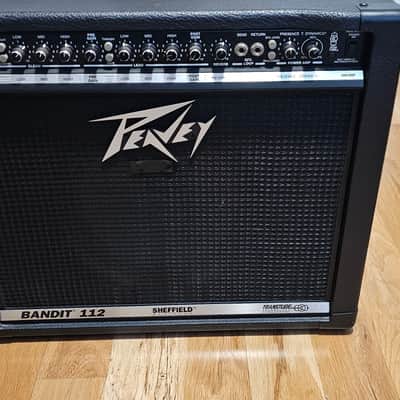 Peavey Bandit 112 Sheffield Equipped 80-Watt 1x12" Guitar Combo 1990s - Black with Silver Trim