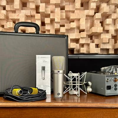 Neumann U 67 Set Large Diaphragm Multipattern Tube Condenser Microphone. U67. New Open Box.
