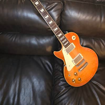 Orville Les Paul Standard LPS-75L Left Handed MIJ 1998 Lemon Drop Japan Gibson Custombucker Pickups w/ Bag