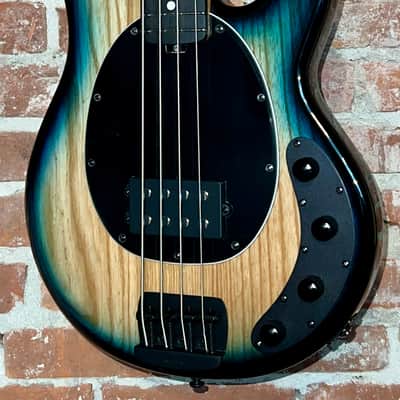 Stunning 2026 Ernie Ball Music Man StingRay Special Electric Bass Guitar - Mean Blue Burst, Ebony Fingerboard