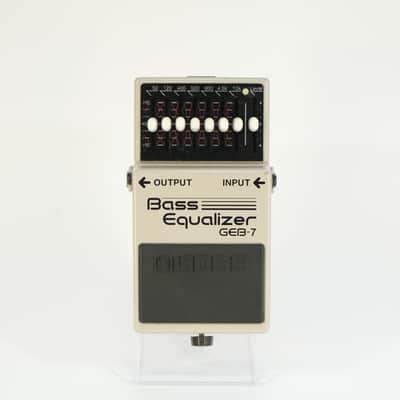 Boss GEB-7 Bass Equalizer (Modded Studio Quality, s/n DP02374, Silver Label, Made in Taiwan)