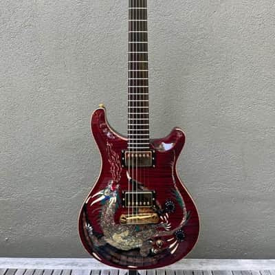 2000 Paul Reed Smith PRS Dragon Black Cherry Brazilian Neck